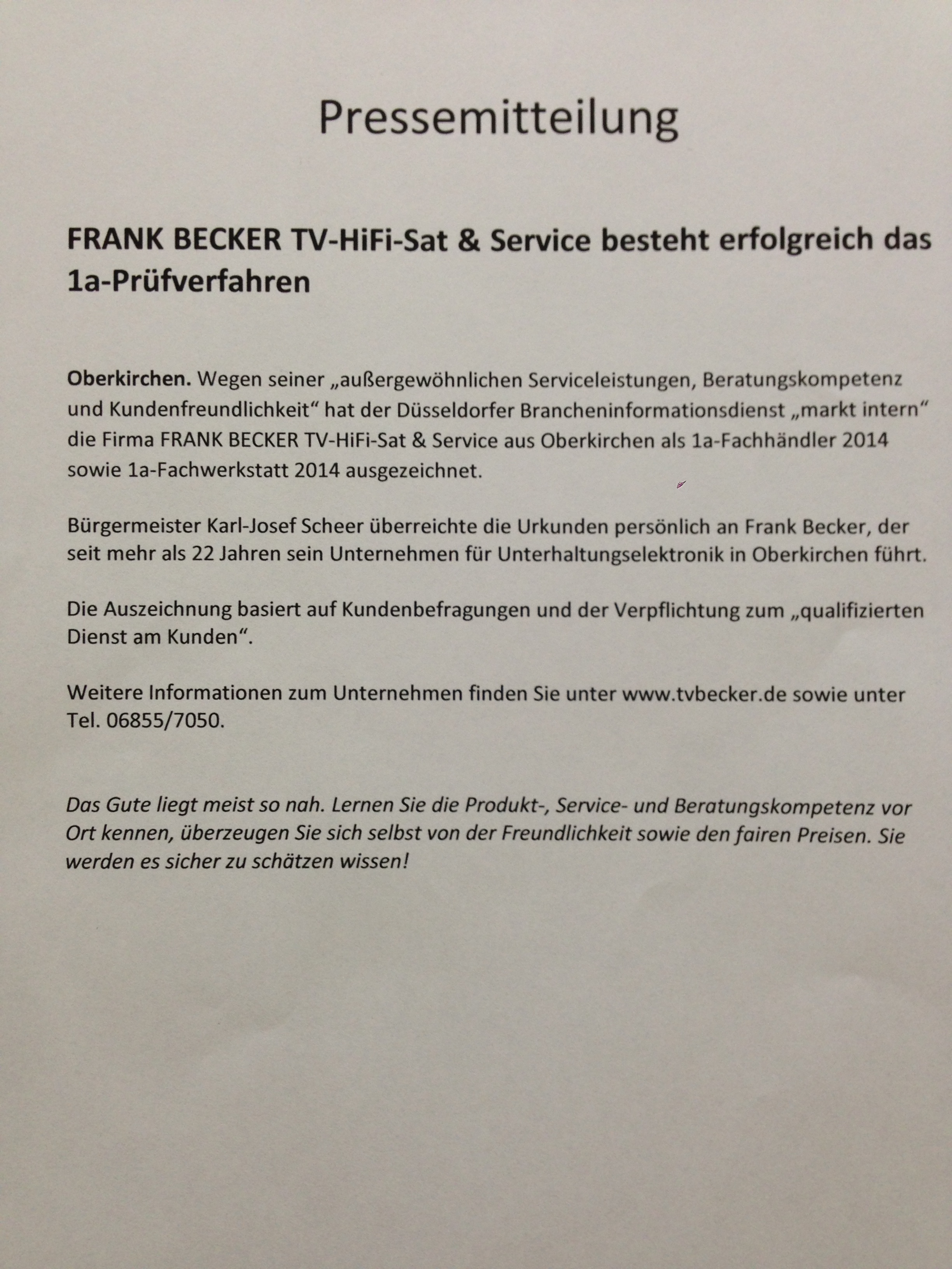 Pressemitteilung